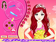 Флеш игра онлайн Одевалки - Невеста Прическа / Bride Hair Design